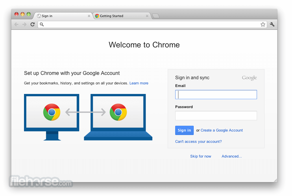 Free chrome download for mac